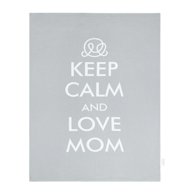 Keep Calm blanket Grey