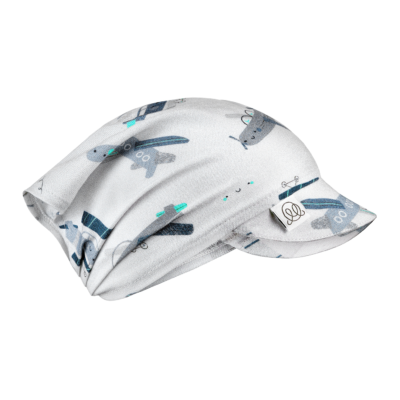 Μπαμπού καπέλο/μπαντάνα Planes grey - size 1 - 38-42 cm