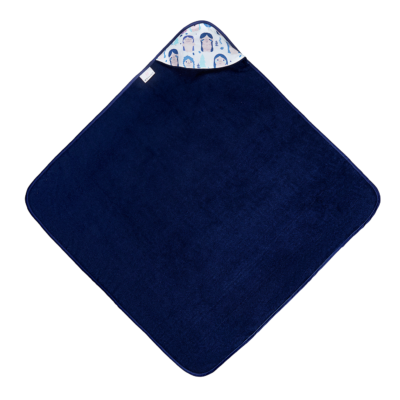 Μπουρνουζοπετσέτα μπαμού βρεφικήTrolls - Navy