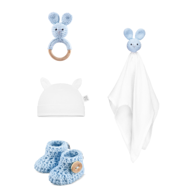 Σετ δώρου 4 τεμ. - Light blue - size: 3-6 mo
