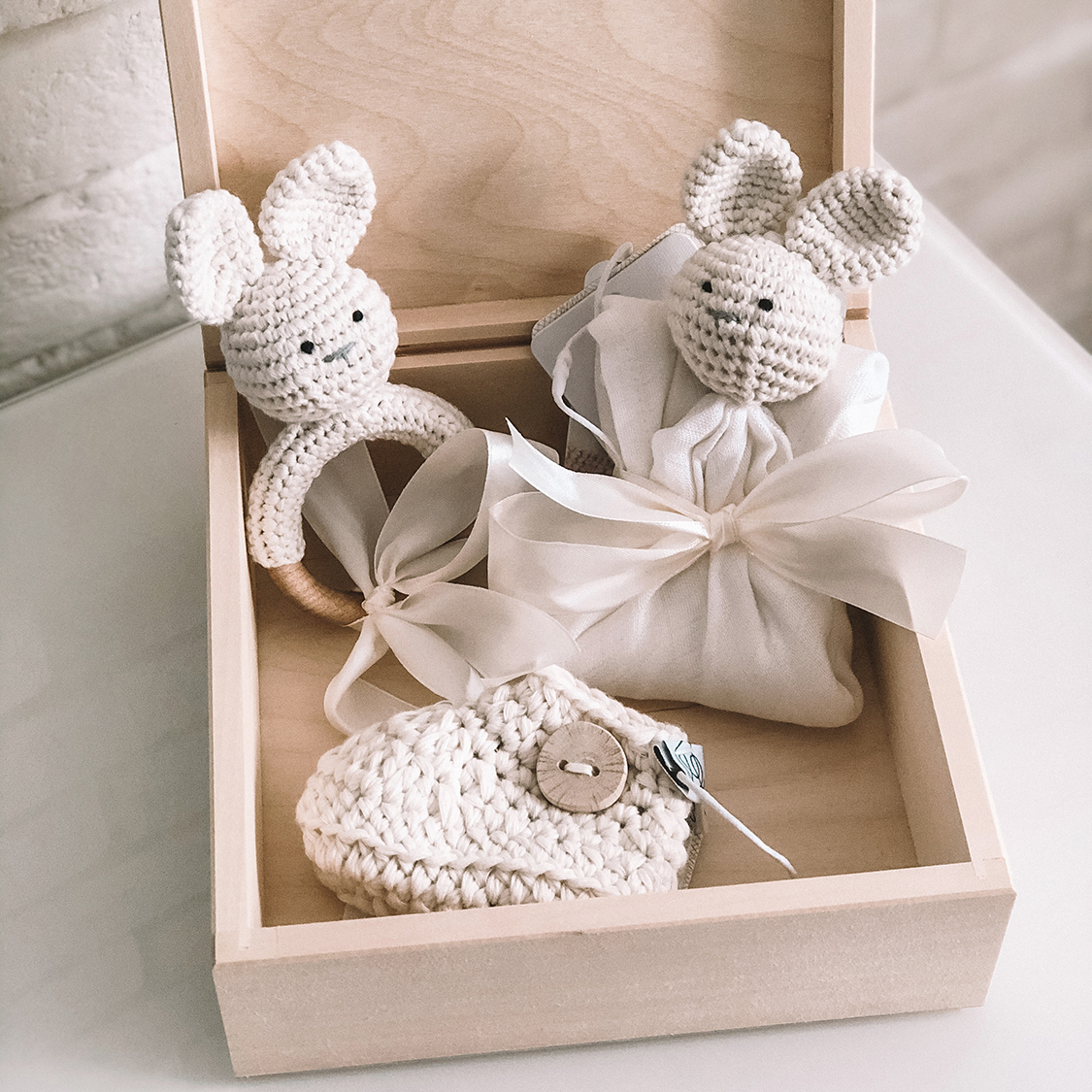 Σετ δώρου 4 τεμ. - Cream white - size: 3-6 mo