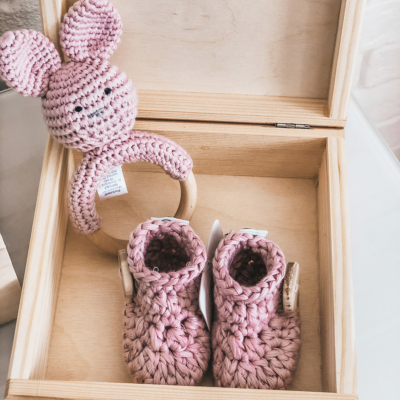 Σετ δώρου 2 τεμ. - Dusty pink - size: 0-3 mo