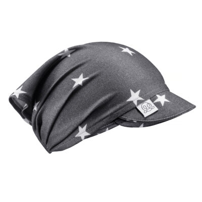 Μπαμπού καπέλο/μπαντάνα Stars - size 2 - 42-46 cm