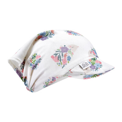Μπαμπού καπέλο/μπαντάνα Hedgehogs girls - size 1 - 38-42 cm