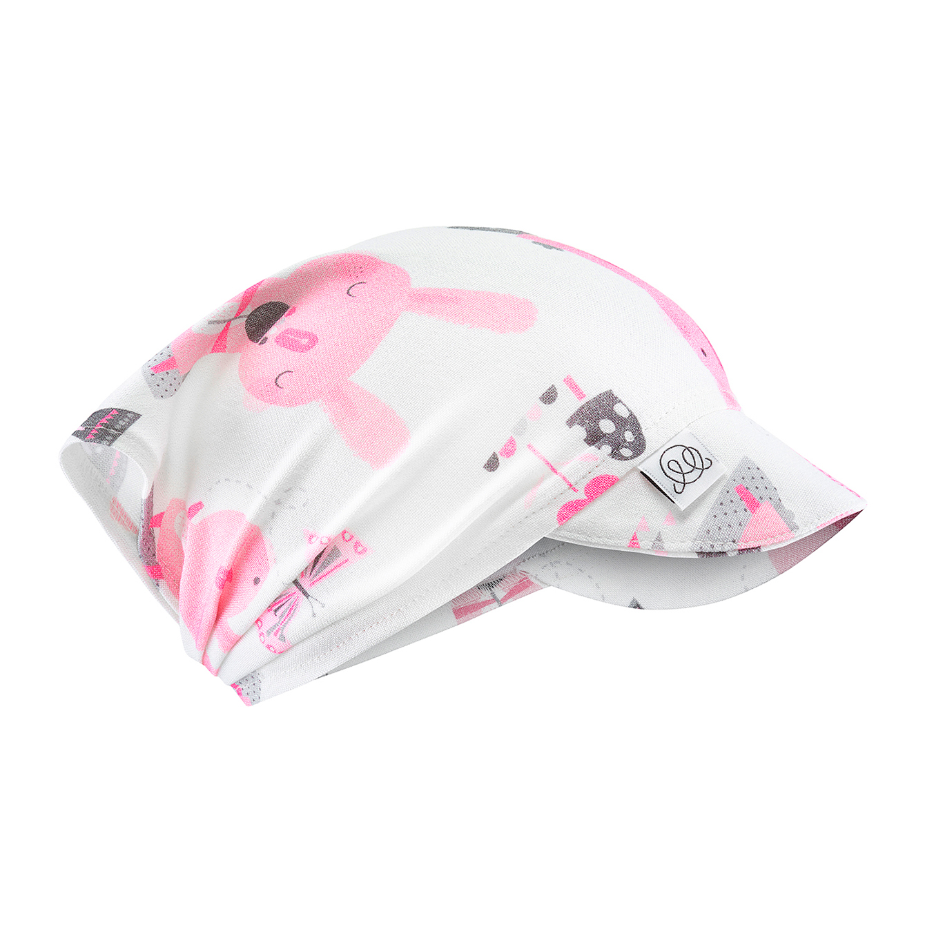 Μπαμπού καπέλο/μπαντάνα Bunnies - size 3 - 46-50 cm