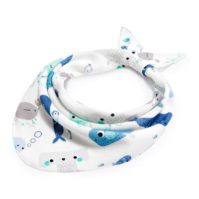 Μπαμπού τρίγωνο μαντήλι Sea friends