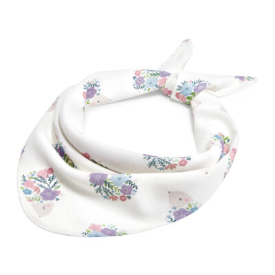 Μπαμπού τρίγωνο μαντήλι Hedgehogs girls