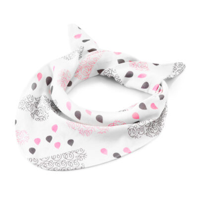 Μπαμπού τρίγωνο μαντήλι Blush rain