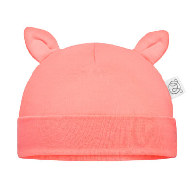 Μπαμπού σκουφάκι Coral : Size - 0-3 mo