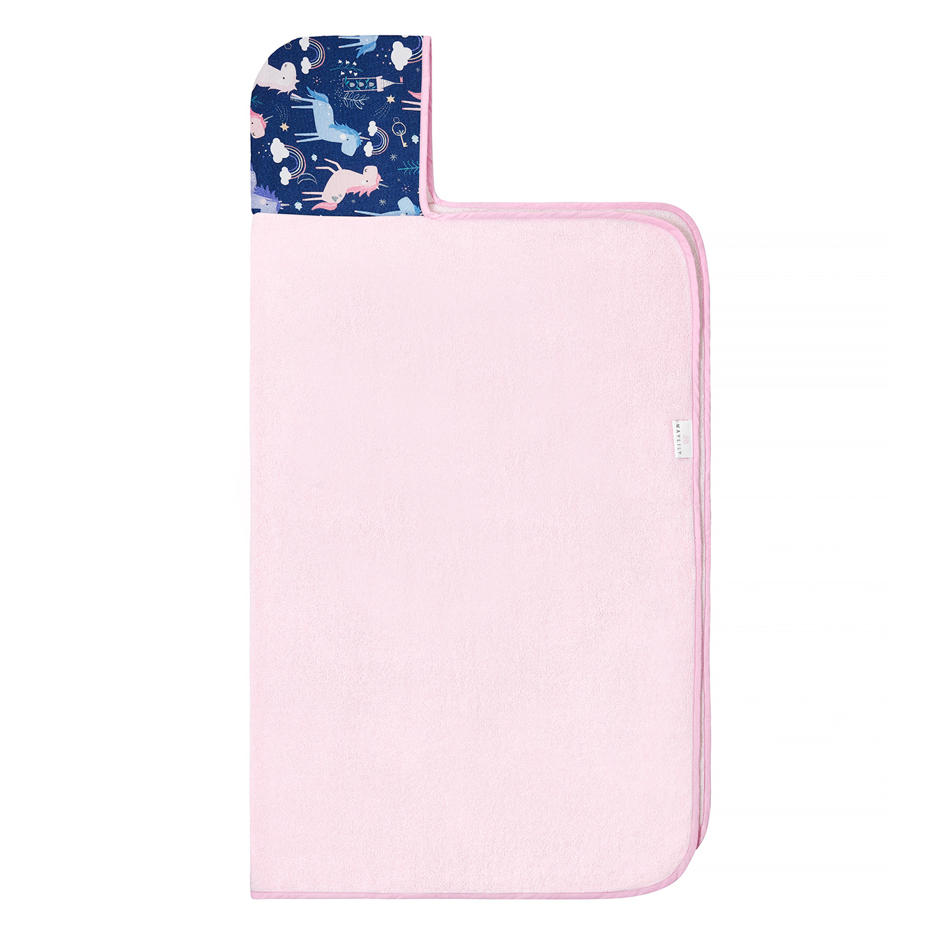 Μπαμπού μπουρνουζοπετσέτα Unicorns - Pink