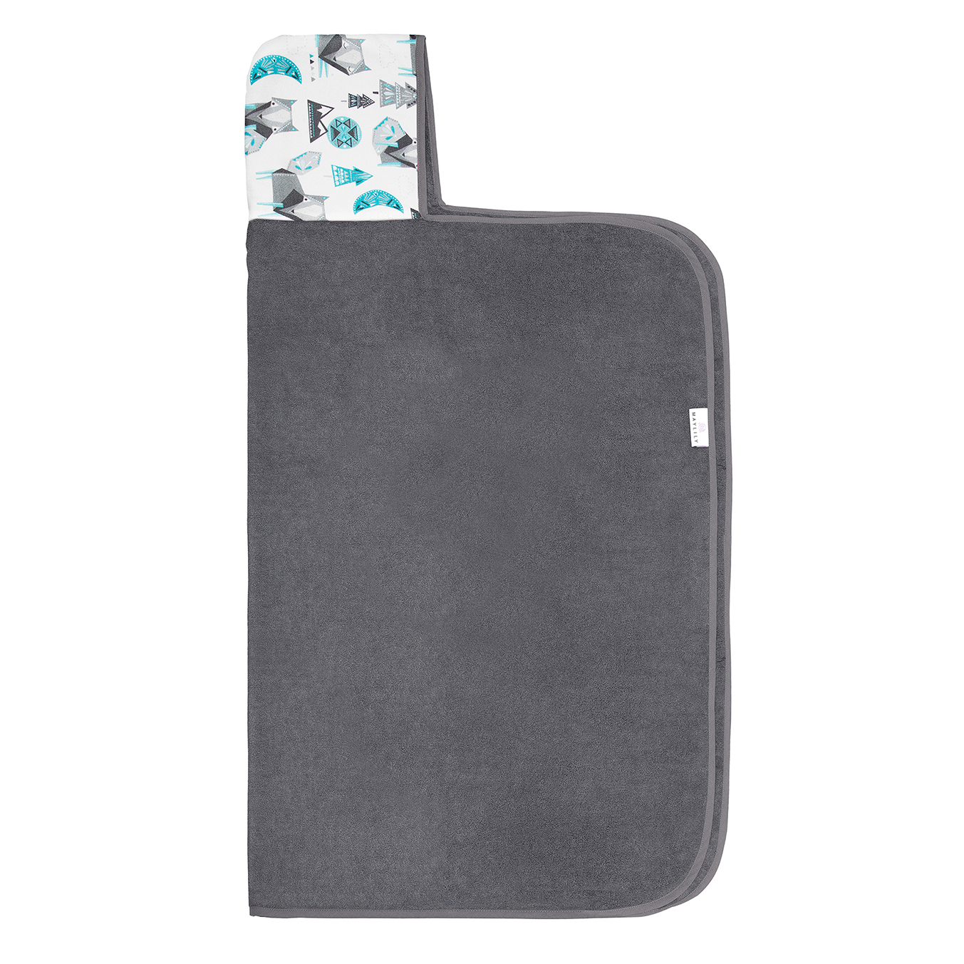 Μπαμπού μπουρνουζοπετσέτα Wolves - Grey