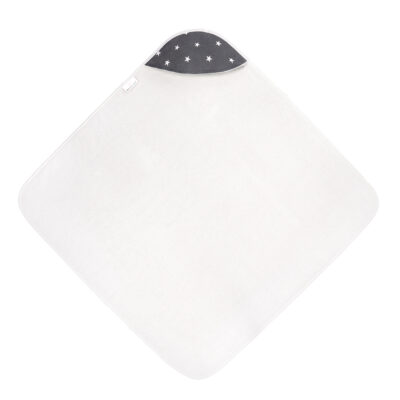 Μπουρνουζοπετσέτα μπαμού βρεφικήStars - Cream