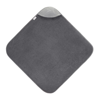 Μπουρνουζοπετσέτα μπαμού βρεφικήSwallows - Grey