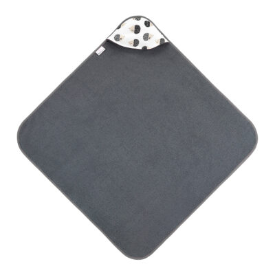 Μπουρνουζοπετσέτα μπαμού βρεφικήHedgehogs boys - Grey