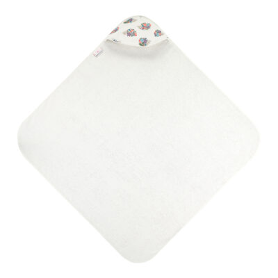 Μπουρνουζοπετσέτα μπαμού βρεφικήHedgehogs girls - Cream