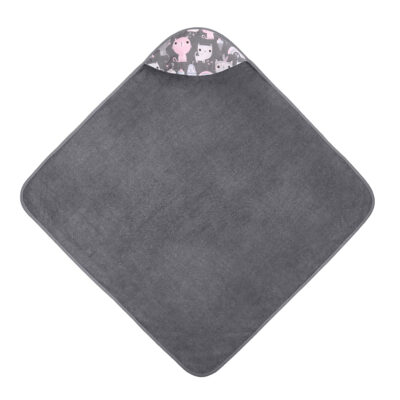 Μπουρνουζοπετσέτα μπαμού βρεφικήKotahontas - Grey