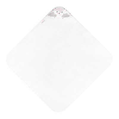 Μπουρνουζοπετσέτα μπαμού βρεφικήBlush rain - Cream