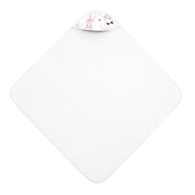 Μπουρνουζοπετσέτα μπαμού βρεφικήBunnies - Cream