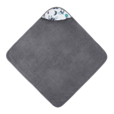 Μπουρνουζοπετσέτα μπαμού βρεφικήWolves - Grey