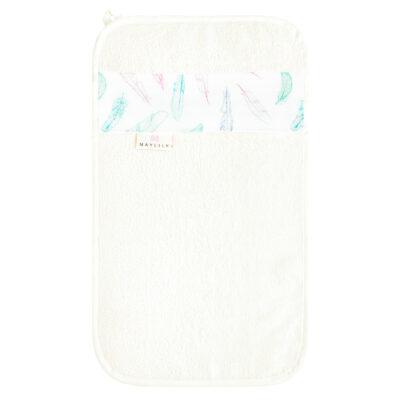 Μπαμπού χειροπετσέτα Paradise feathers - Cream