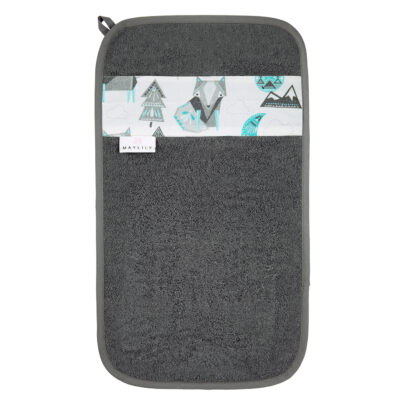 Μπαμπού χειροπετσέτα Wolves - Grey