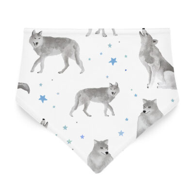 Μπαμπού μαντήλι/σαλιάραStar wolves