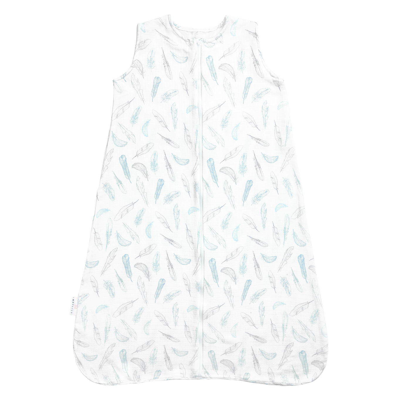 Μπαμπού (μουσλίνα) καλοκαιρινός υπνόσακος Heavenly feathers : Size - 2-6 mo