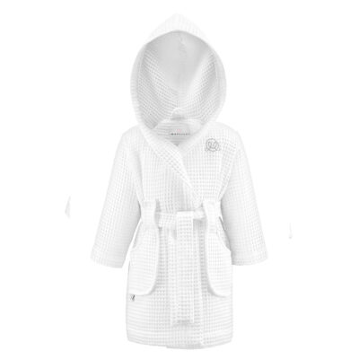Πικέ μπουρνούζι Little SPA white : Size - 1-2 yo