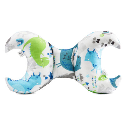 Μαξιλαράκι μπαμπού (φεγγάρι) σταθεροποιητικό-αντικραδασμικό Dragons blue