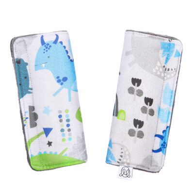 Μπαμπού προστατευτικό κάλυμμα ζωνών ασφαλείας Dragons blue