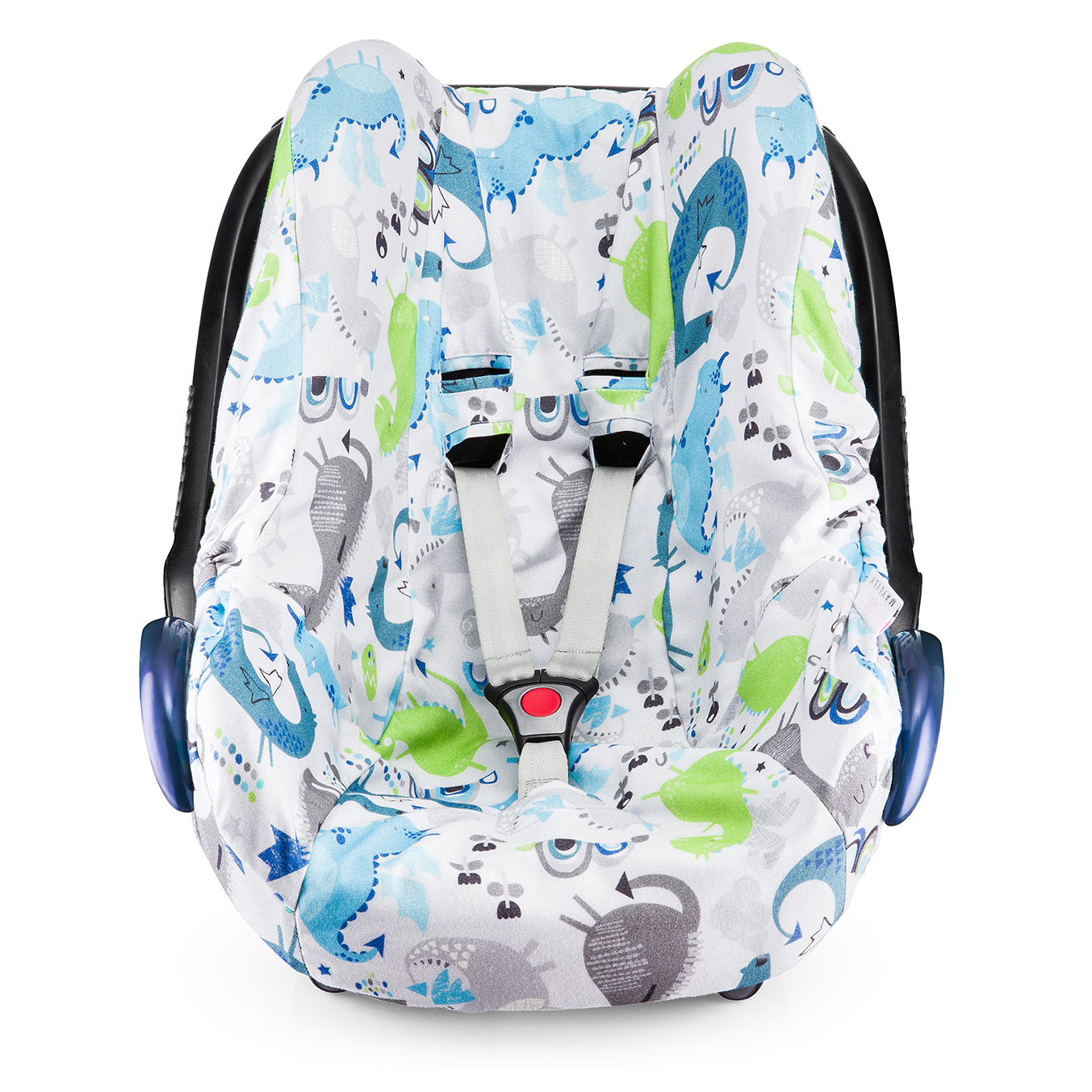 Μπαμπού κάλλυμα καθίσματος αυτοκινήτου Dragons blue : Car seat - Maxi Cosi Citi & similar