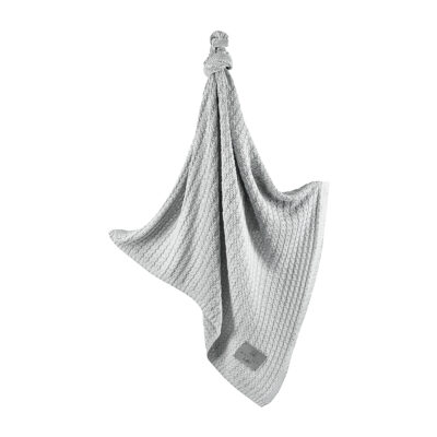 Πλεκτή κουβέρτα μπαμπού Silver XL