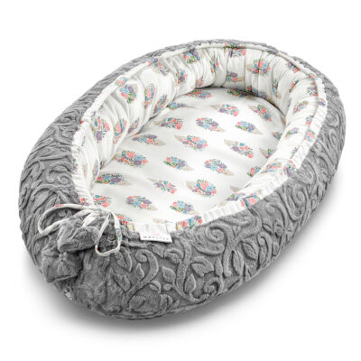 Φωλιά μπαμπού Luxe Hedgehogs girls - Grey