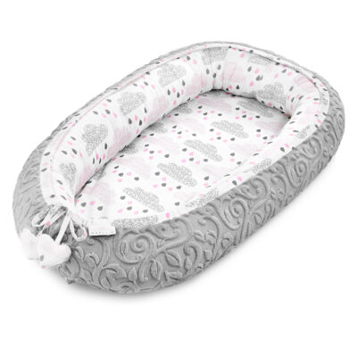 Φωλιά μπαμπού Luxe Blush rain - Grey