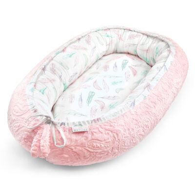 Φωλιά μπαμπού Luxe Paradise feathers - Pink