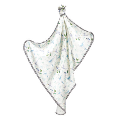 Καλοκαιρινή κουβέρτα μπαμπού (ΠΟΜ ΠΟΜ) XL Heavenly birds