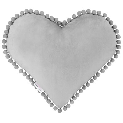 Μαξιλαράκι καρδιά Grey