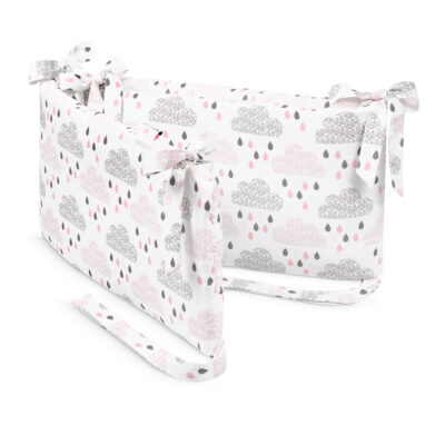 Πάντα παρκοκρέβατου μπαμπού viscose/βαμβάκι Blush rain : Bed - 140x70 cm