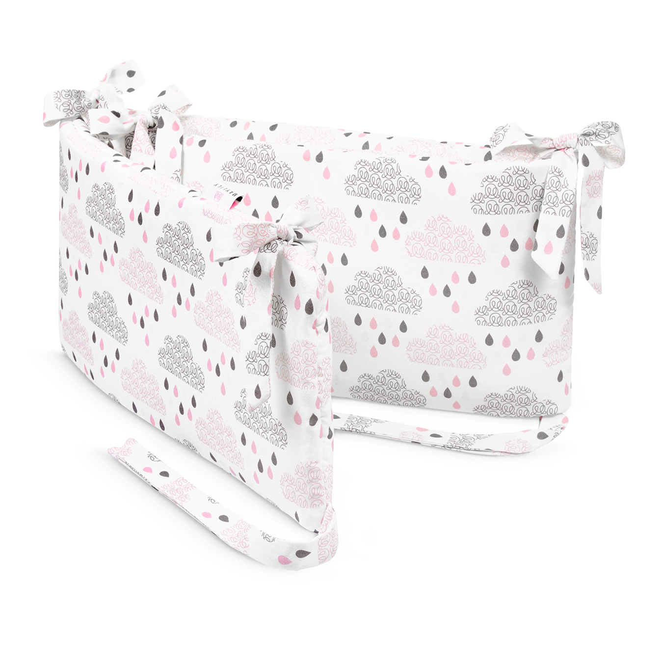 Πάντα παρκοκρέβατου μπαμπού viscose/βαμβάκι Blush rain : Bed - 140x70 cm