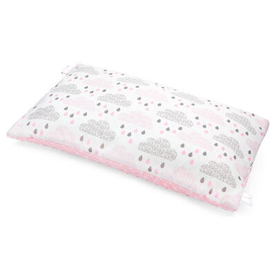 Μπαμπού μαξιλαράκι παιδικό (υψ. προφίλ) Blush rain - Blush