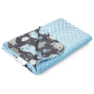 Ελαφριά κουβέρτα Indiana cat - Light blue