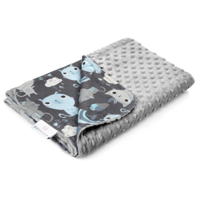 Ελαφριά κουβέρτα Indiana cat - Silver