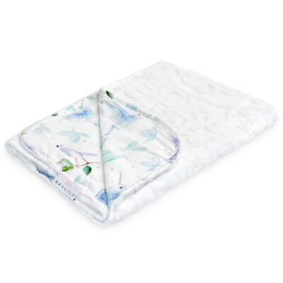 Lux ελαφριά κουβέρτα μπαμπού Heavenly birds - White