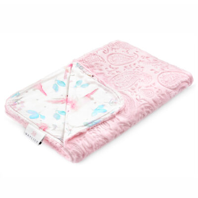 Lux ελαφριά κουβέρτα μπαμπού Paradise birds - Pink