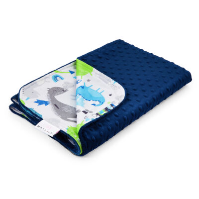 Ελαφριά κουβέρτα Dragons blue - Navy