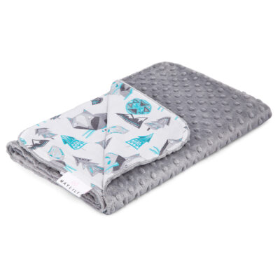 Ελαφριά κουβέρτα Wolves - Silver