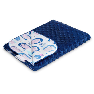 Ελαφριά κουβέρτα Trolls - Navy