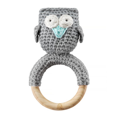 Eco κουδουνιστρα οδοντοφυίας Owl Grey Mint