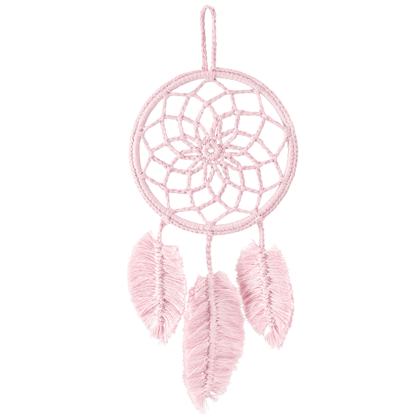 Πλεκτή ονειροπαγίδα XXL Dusty pink