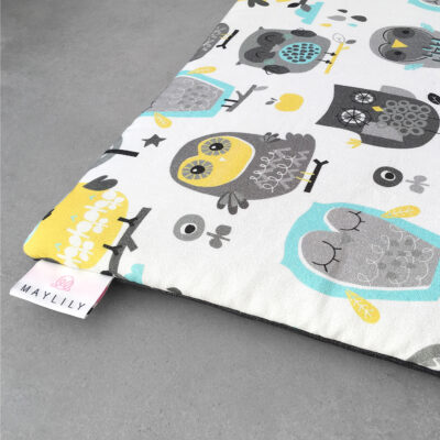 Μαξιλαράκι καθίσματος  Grey owls